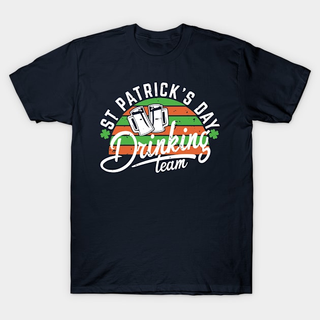 Funny St. Patrick's day Drinking team T-Shirt by TheBlackCatprints